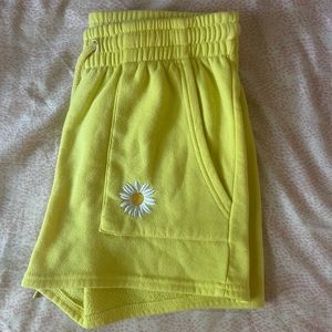 Yellow Sweat Shorts